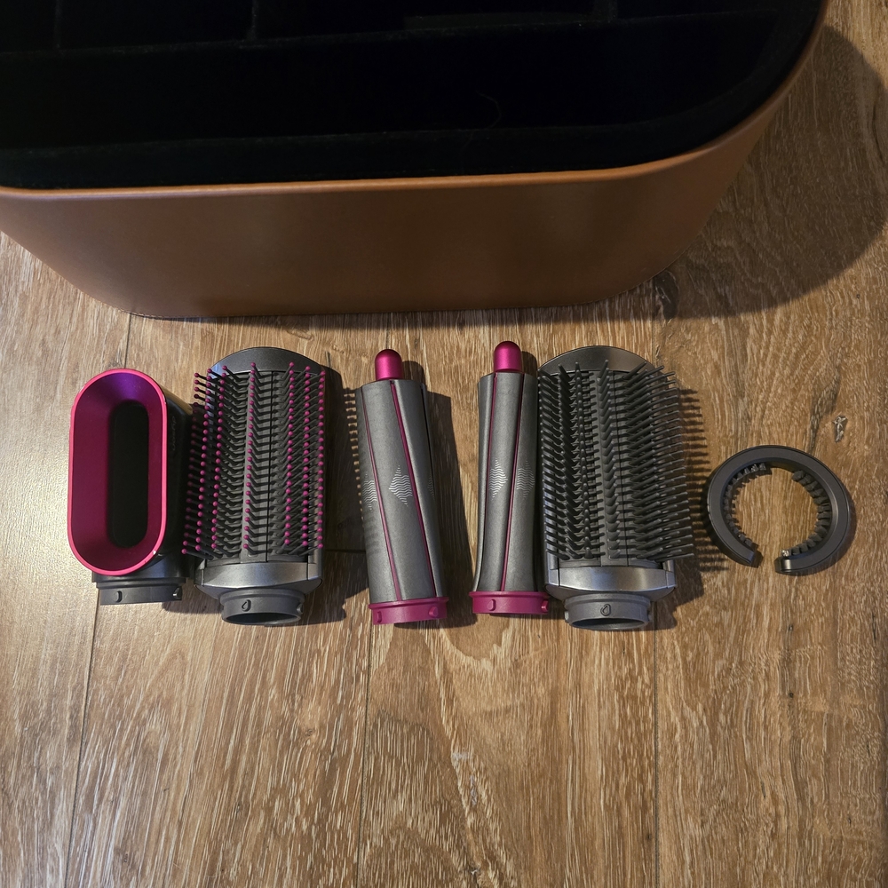 Dyson Airwrap Attachments Hair Tools Set - Pink and Gray